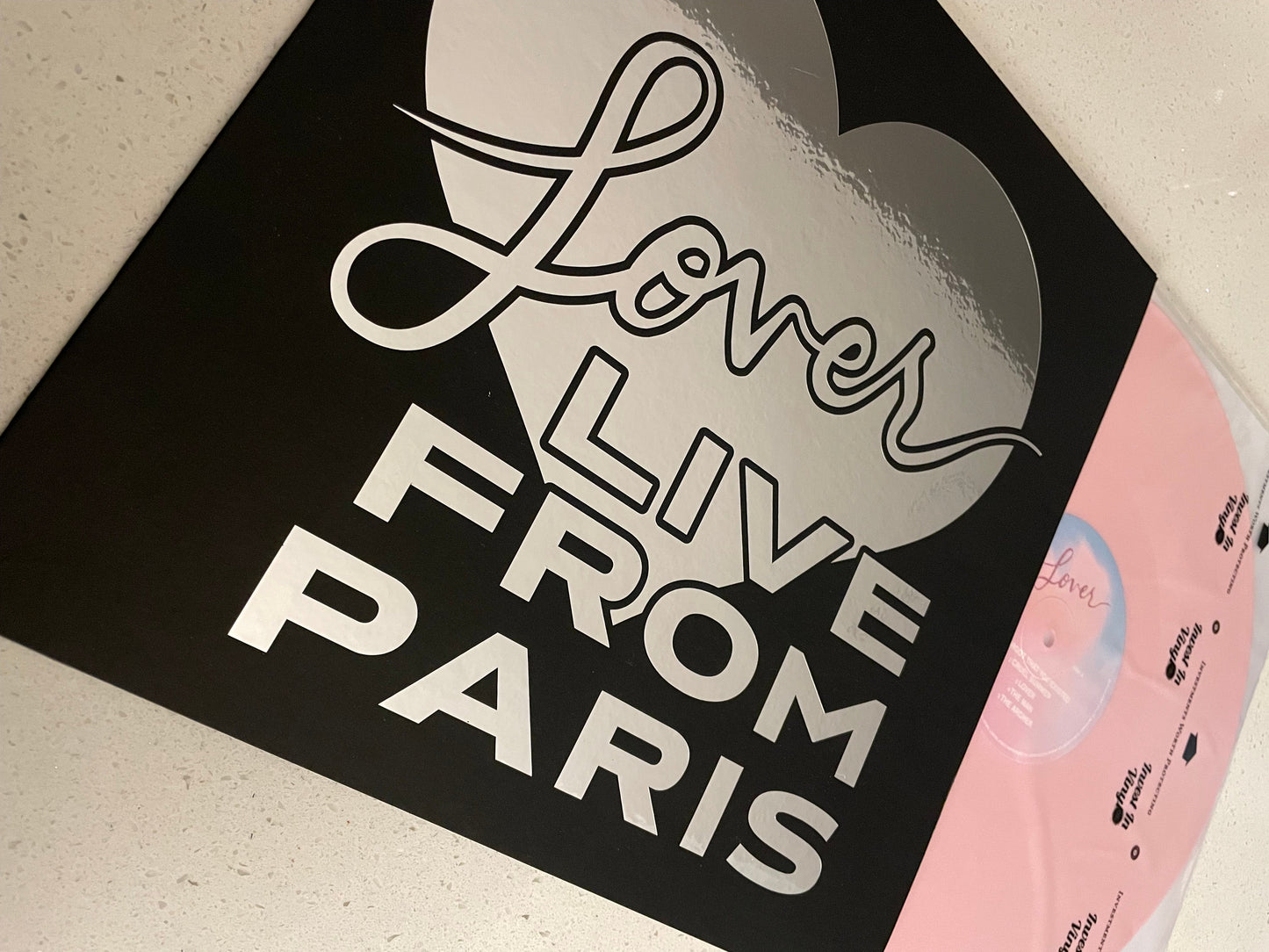 Taylor Swift Lover Live From Paris Jacket - Sleeve covers