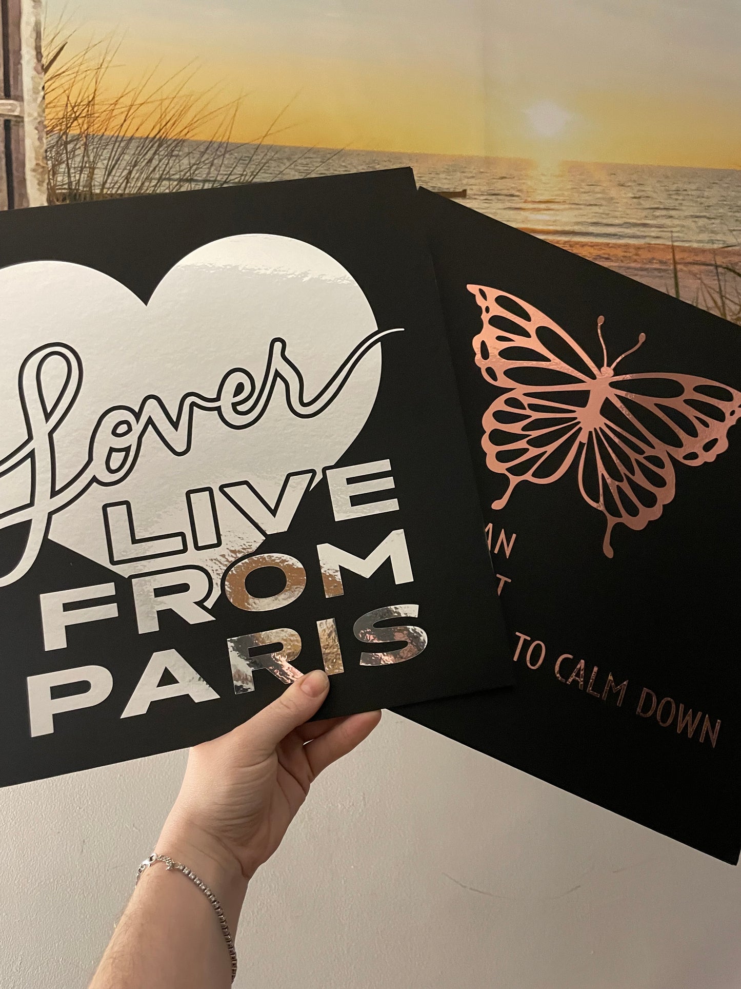 Taylor Swift Lover Live From Paris Jacket - Sleeve covers
