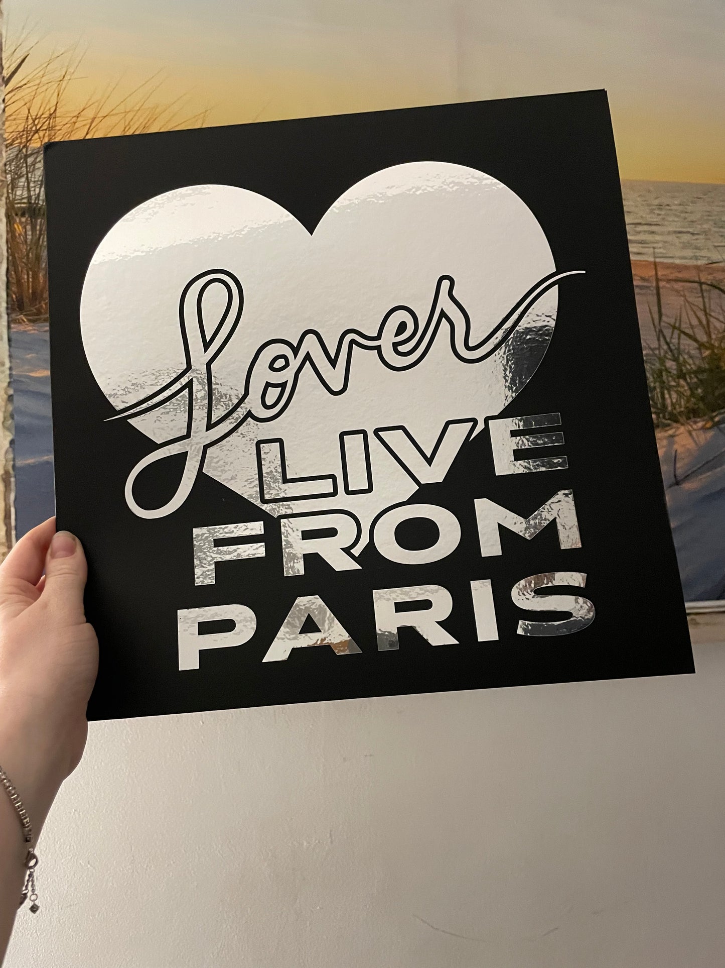 Taylor Swift Lover Live From Paris Jacket - Sleeve covers