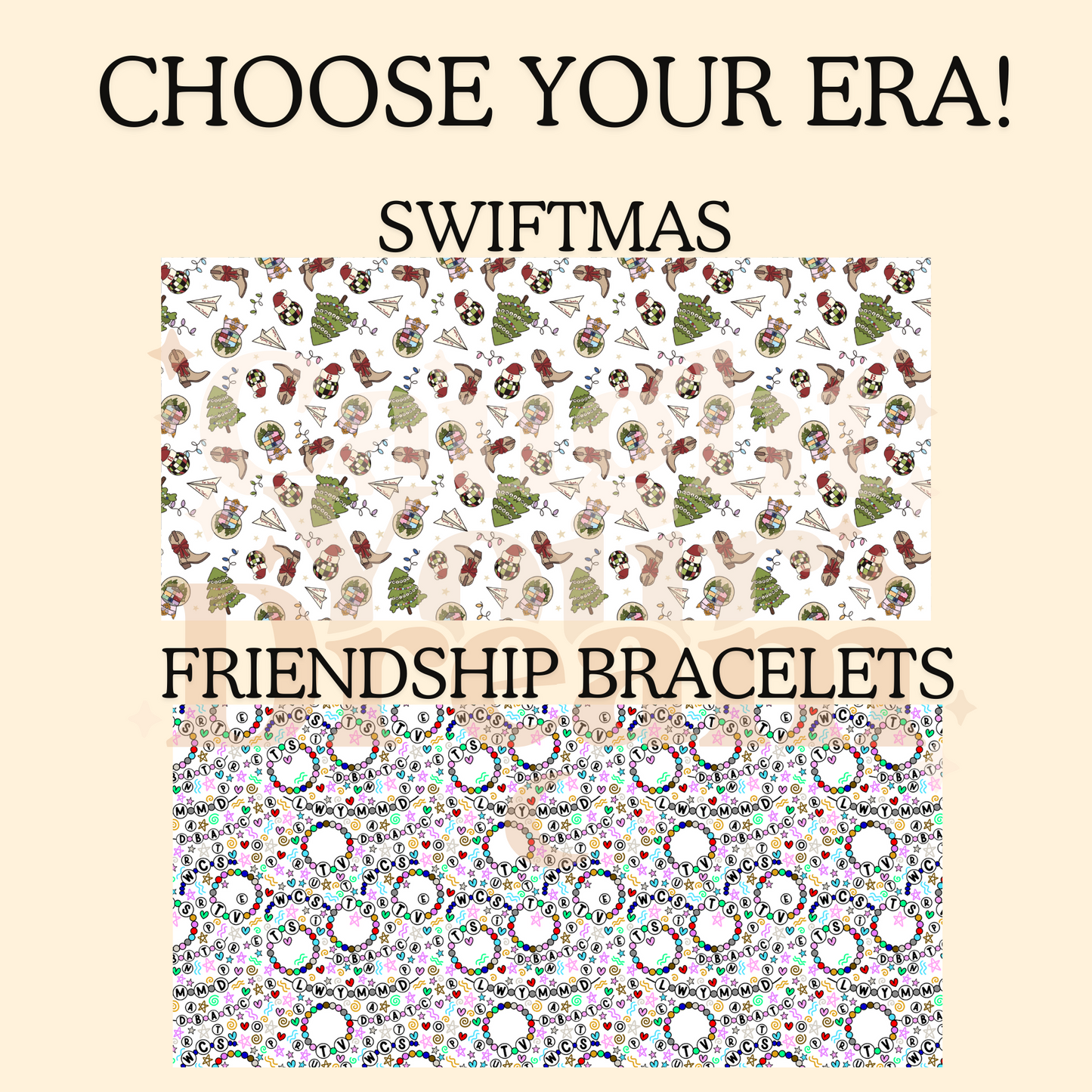 Personalised 11oz Taylor Swift Era Pattern Mug