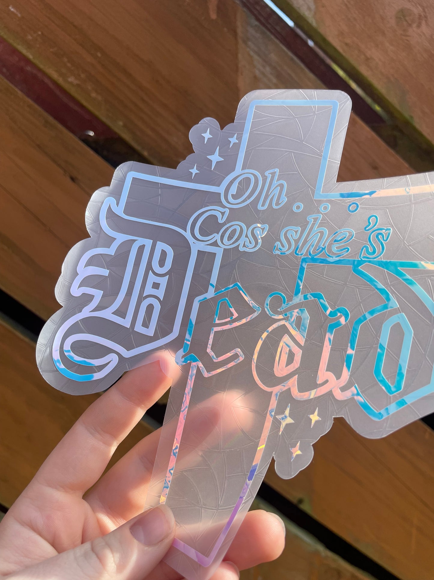 Oh... Cos She's Dead Rainbow Suncatcher