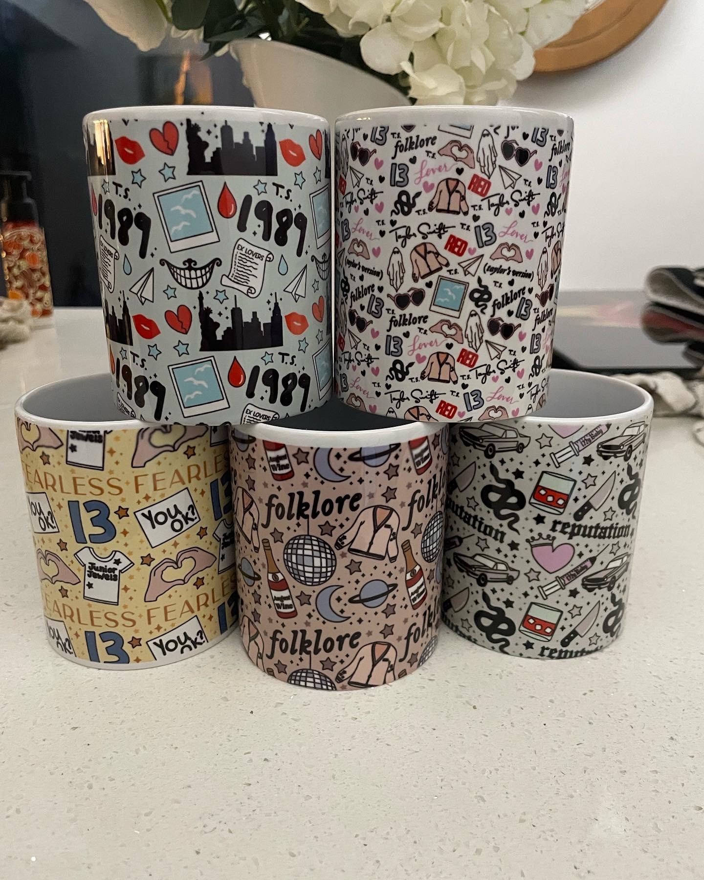 11oz Taylor Swift Era Pattern Mug