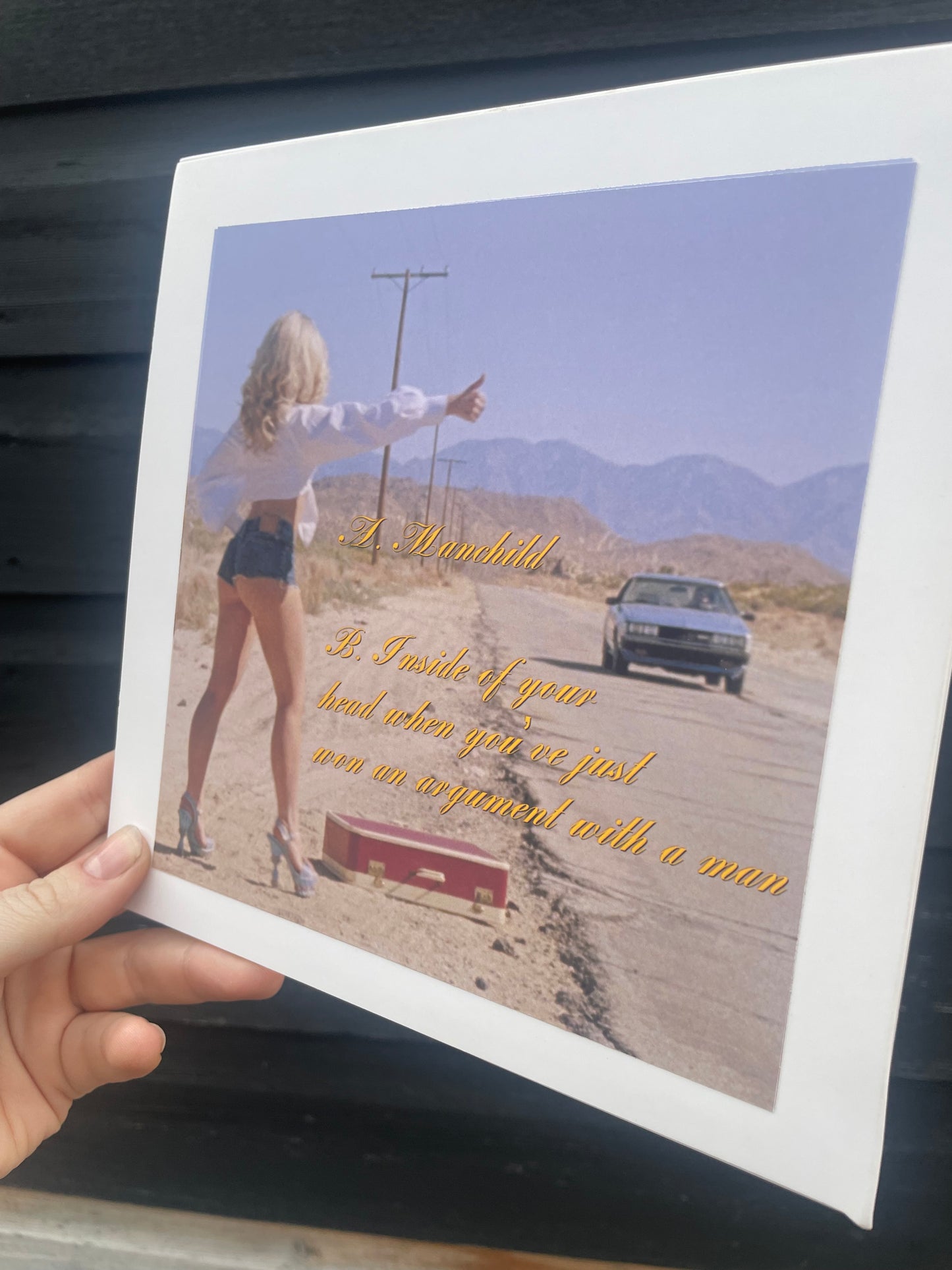 Sabrina Carpenter Manchild 7” Vinyl Jacket