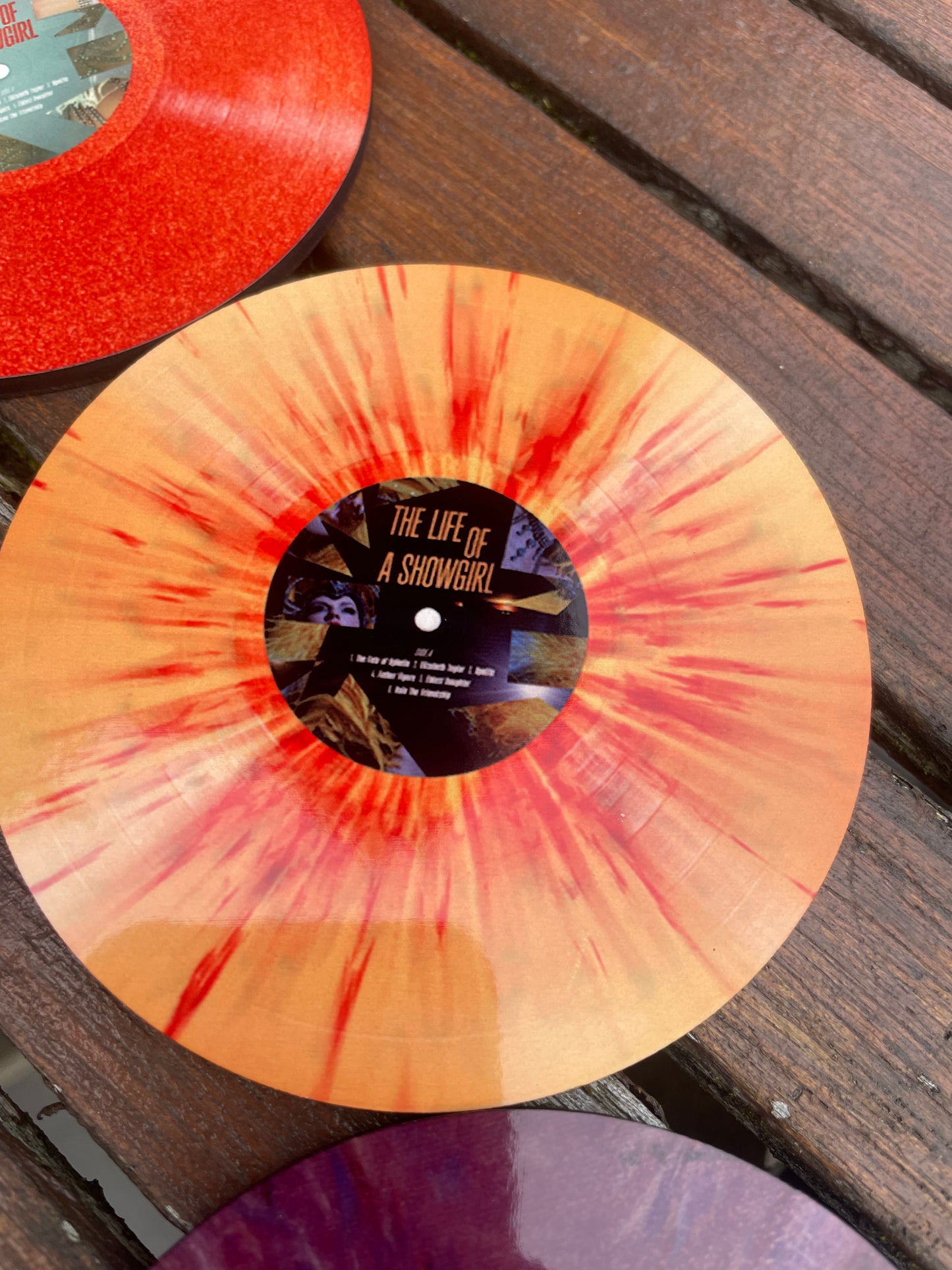 Taylor Swift The Life Of A Showgirl Vinyl Coaster
