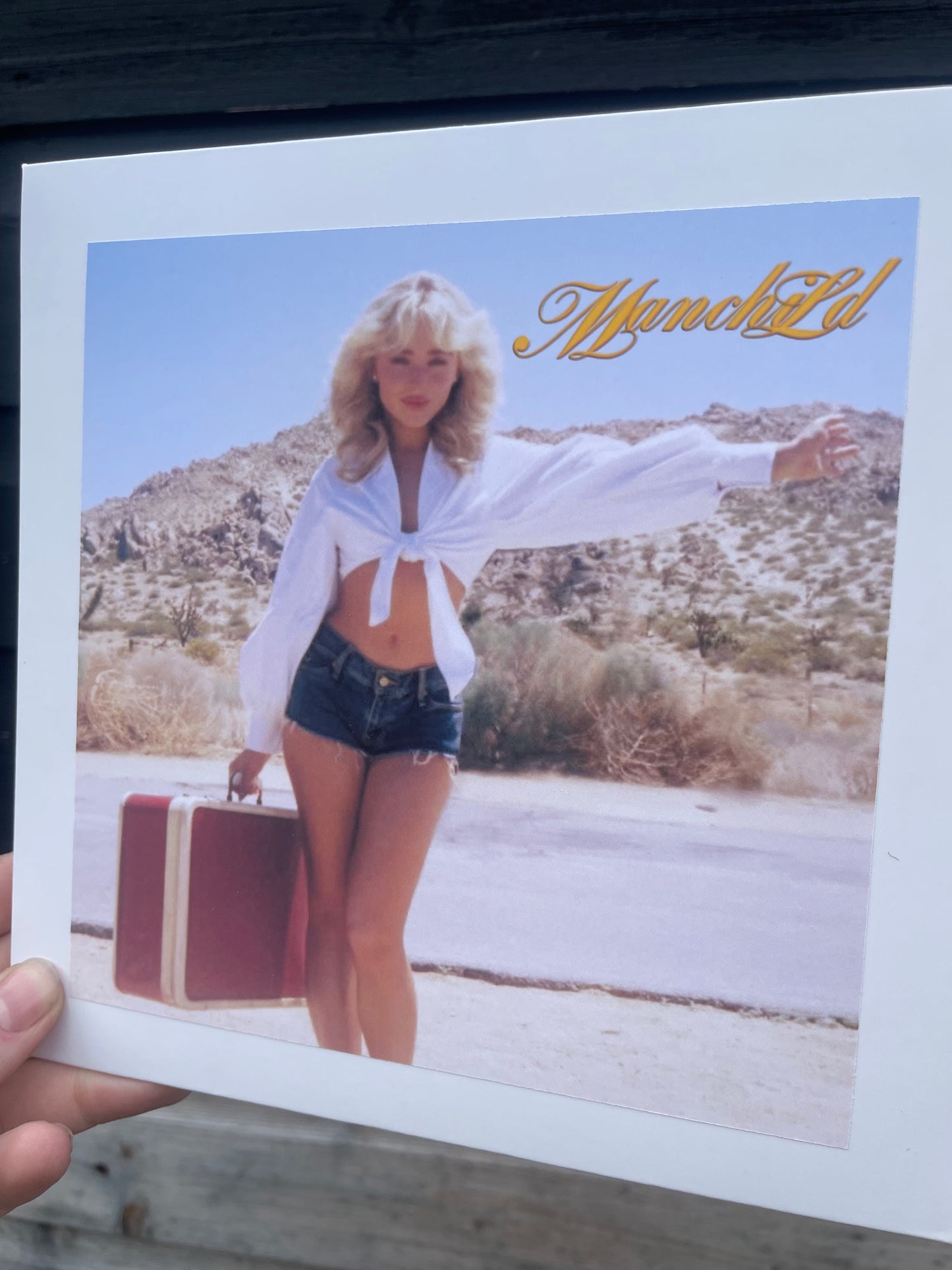 Sabrina Carpenter Manchild 7” Vinyl Jacket