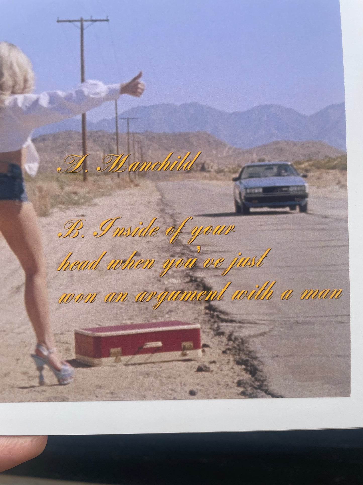 Sabrina Carpenter Manchild 7” Vinyl Jacket