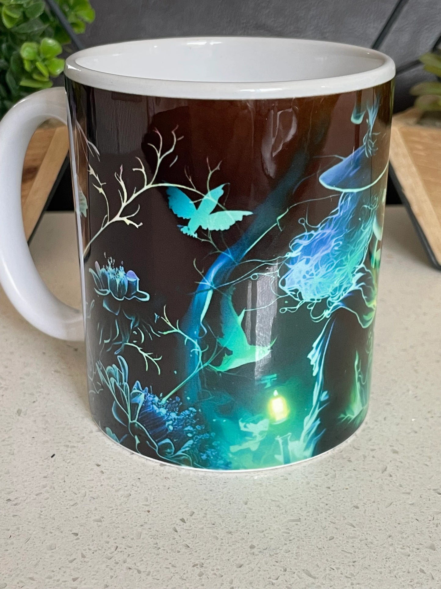 11oz Halloween witch mug, Halloween witches brew mug, Green witches Cup, Custom Tea Cup, Halloween coffee cup, Hot Drink mug, witches Halloween