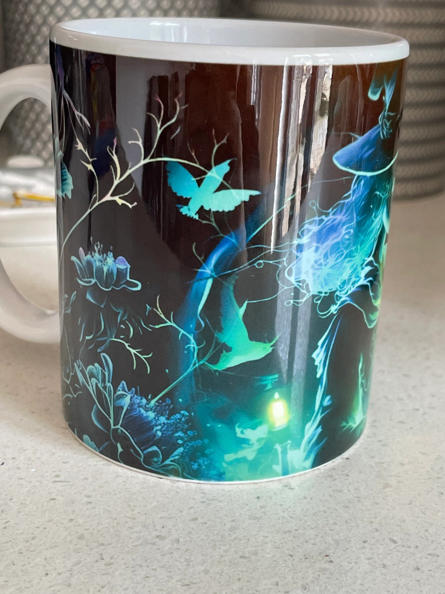 11oz Halloween witch mug, Halloween witches brew mug, Green witches Cup, Custom Tea Cup, Halloween coffee cup, Hot Drink mug, witches Halloween