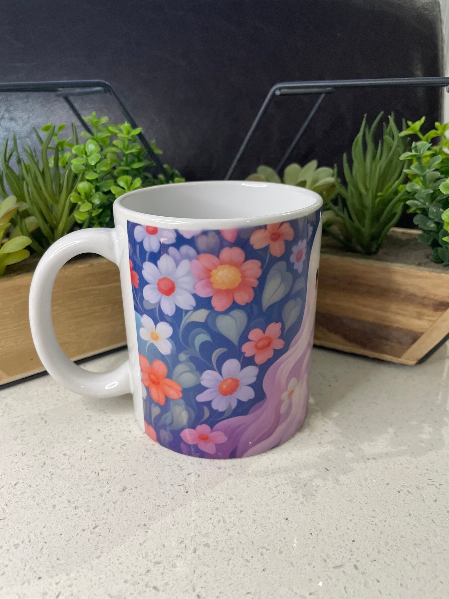 11oz Haunted Sping Pastel Ghost mug