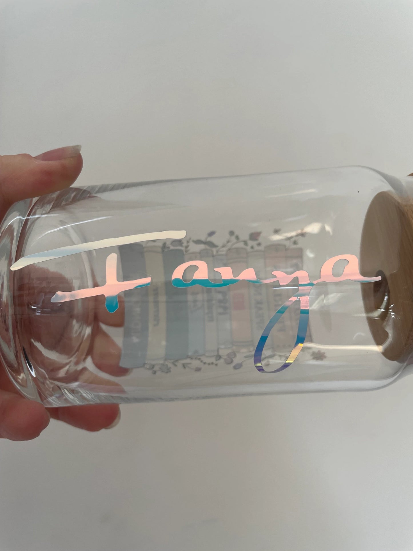 16oz Taylor Swift Libbey Glass With Straw