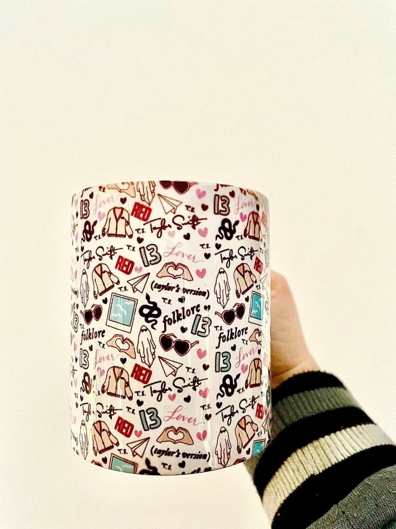11oz Taylor Swift Era Pattern Mug