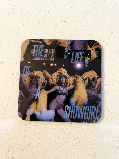 Taylor Swift The Life Of A Showgirl Vinyl Alt Cover Coaster