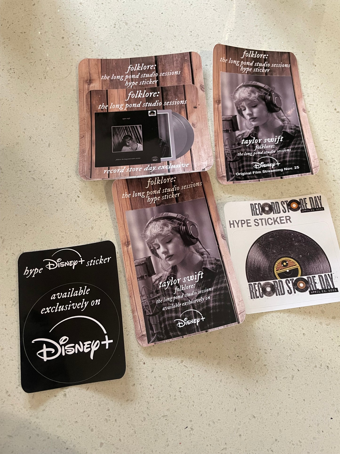 Taylor Swift Folklore: The Long Pond Studio Sessions Hype Stickers