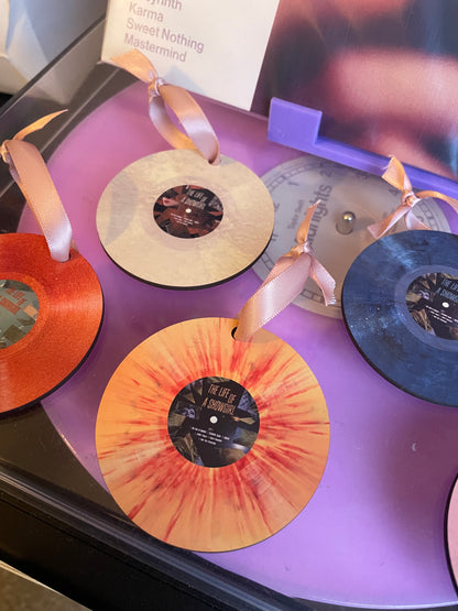 Taylor Swift The Life Of A Showgirl Vinyl ornament