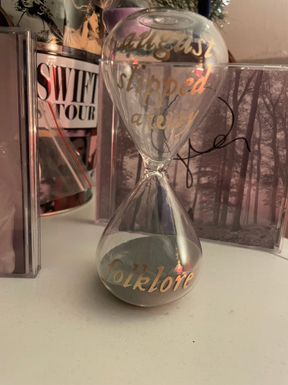 Taylor Swift Folklore Mini Hourglass