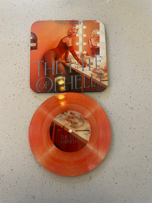 Taylor Swift The Fate Of Ophelia Vinyl Coaster
