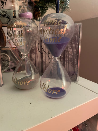 Taylor Swift Folklore Mini Hourglass