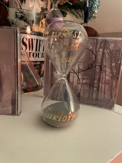 Taylor Swift Folklore Mini Hourglass