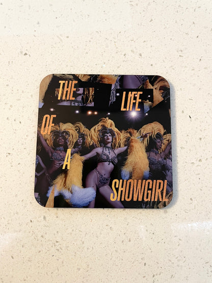 Taylor Swift The Life Of A Showgirl Vinyl Alt Cover Coaster