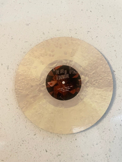 Taylor Swift The Life Of A Showgirl Vinyl Coaster