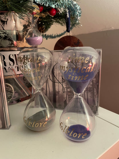 Taylor Swift Folklore Mini Hourglass