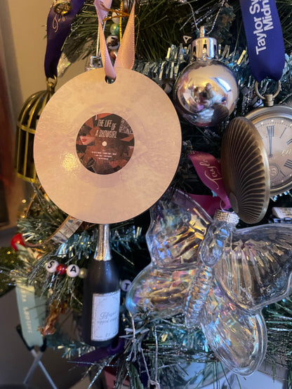 Taylor Swift The Life Of A Showgirl Vinyl ornament