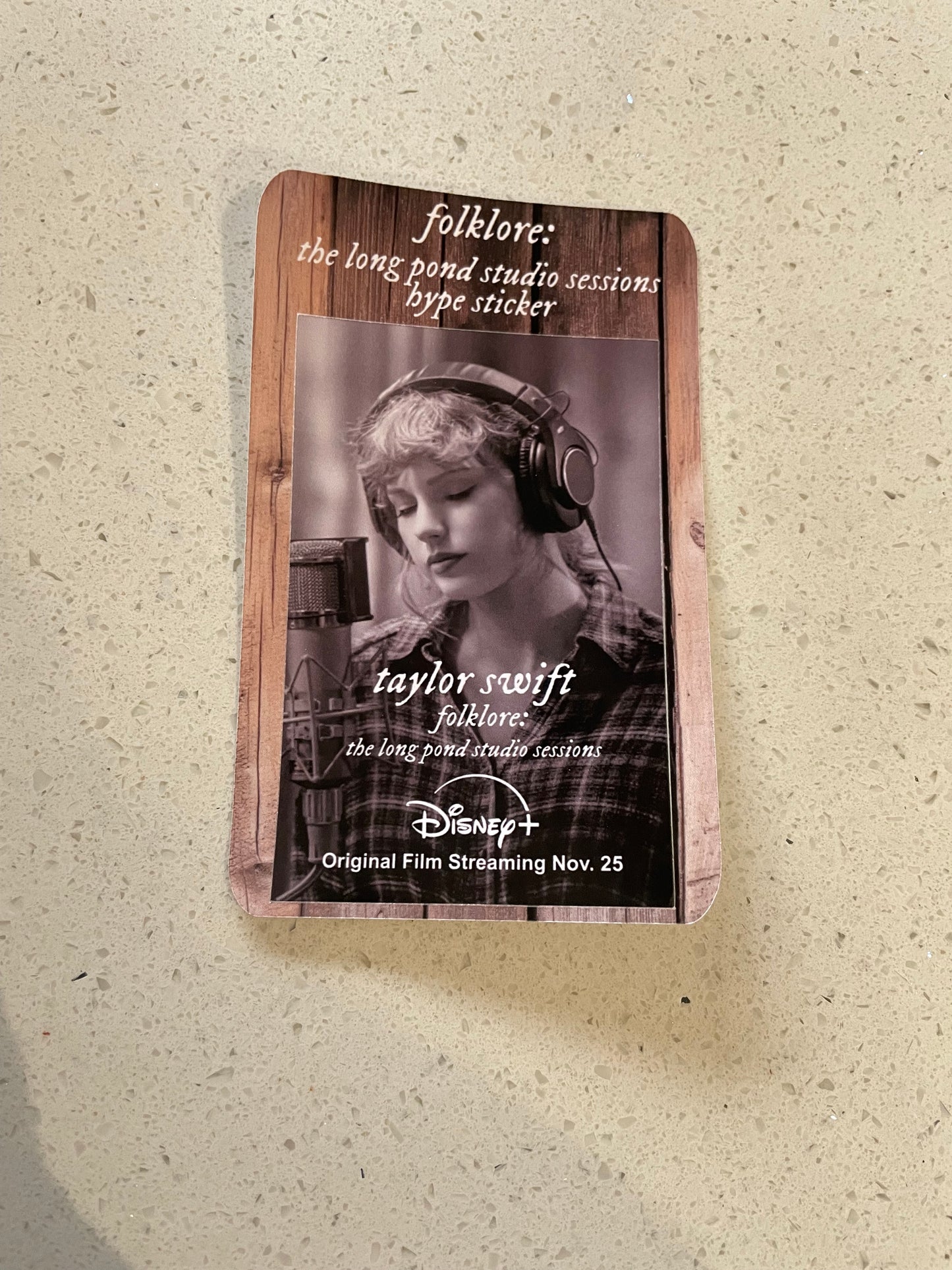 Taylor Swift Folklore: The Long Pond Studio Sessions Hype Stickers