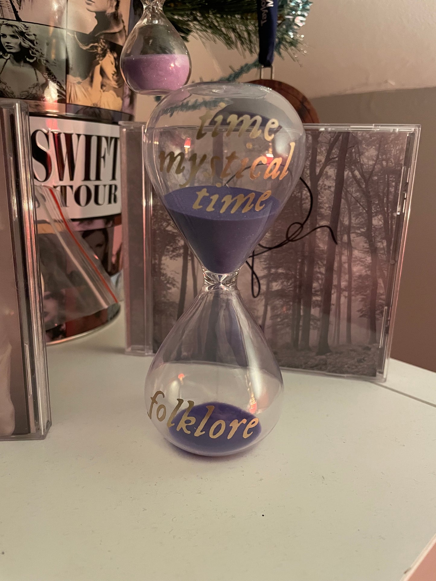 Taylor Swift Folklore Mini Hourglass