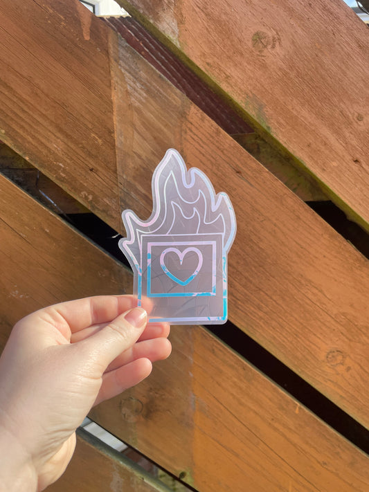 Picture To Burn Rainbow Suncatcher