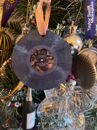 Taylor Swift The Life Of A Showgirl Vinyl ornament