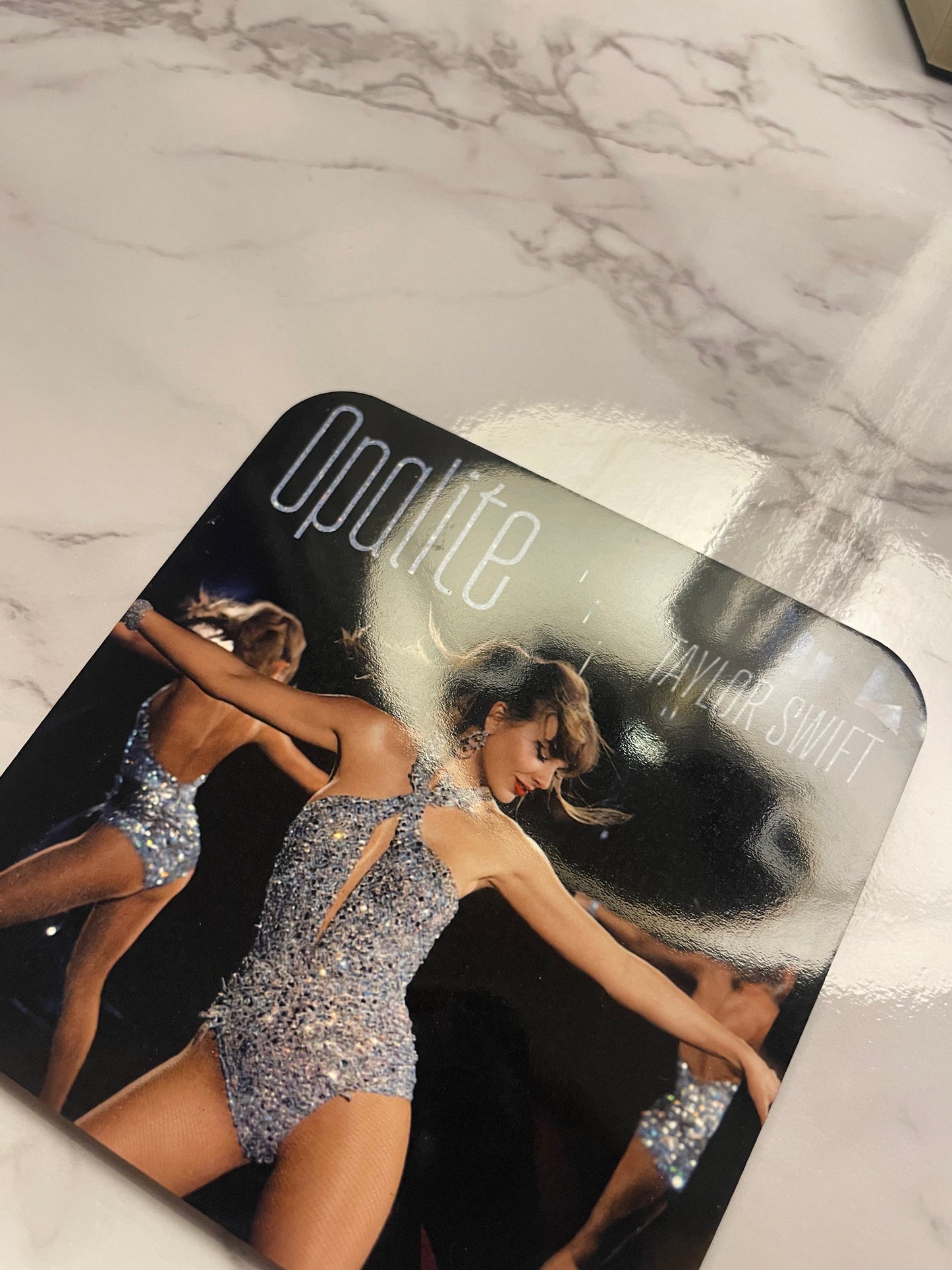 Taylor Swift Opalite Vinyl Coaster