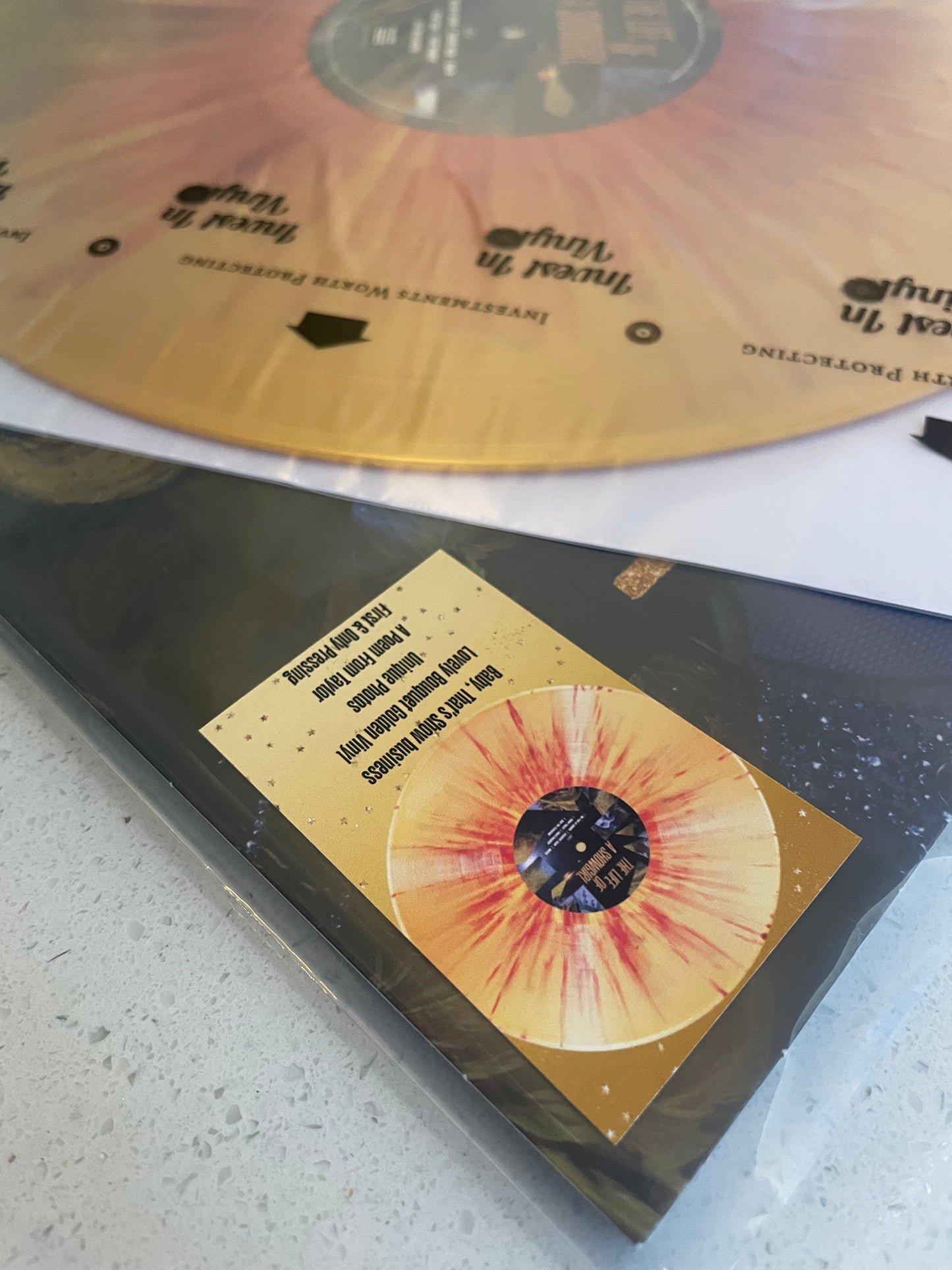 Taylor Swift The Life Of A Showgirl Vinyl Hype Stickers