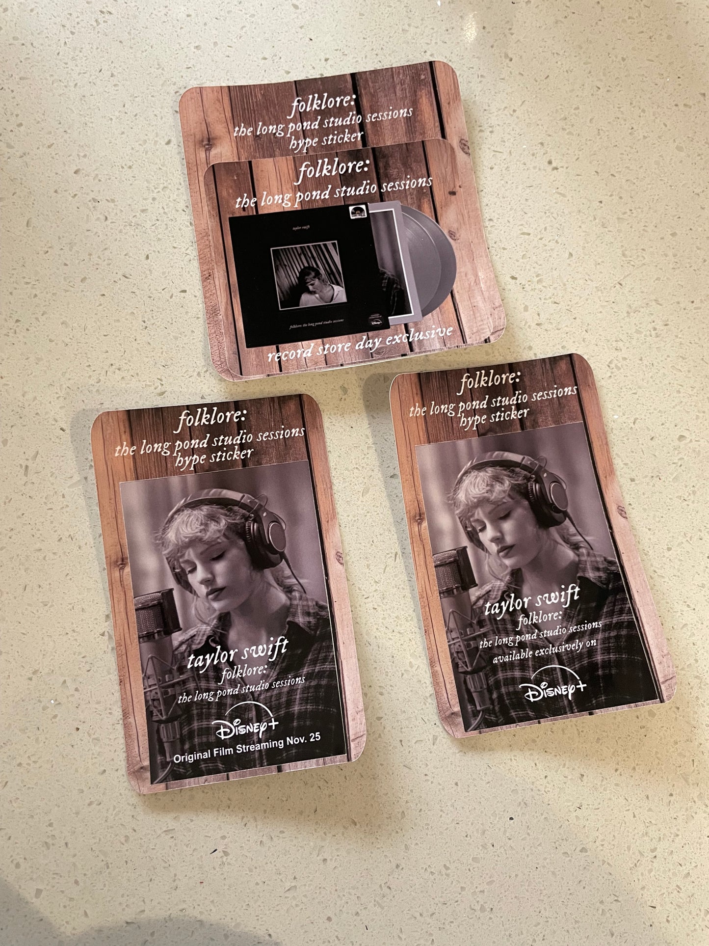 Taylor Swift Folklore: The Long Pond Studio Sessions Hype Stickers
