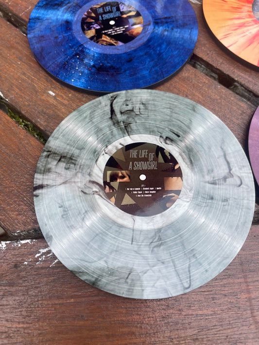 Taylor Swift The Life Of A Showgirl Vinyl Coaster