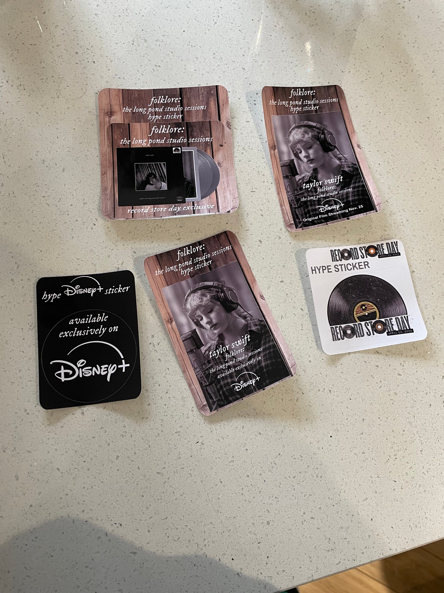 Taylor Swift Folklore: The Long Pond Studio Sessions Hype Stickers