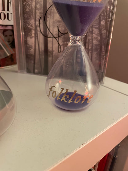 Taylor Swift Folklore Mini Hourglass