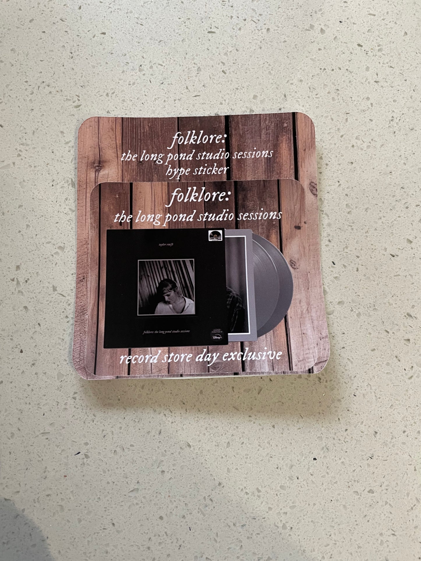 Taylor Swift Folklore: The Long Pond Studio Sessions Hype Stickers