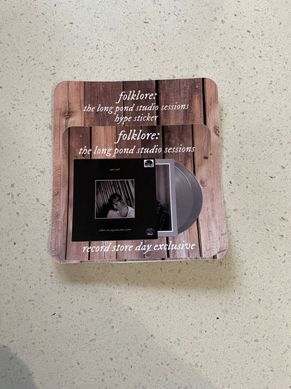 Taylor Swift Folklore: The Long Pond Studio Sessions Hype Stickers