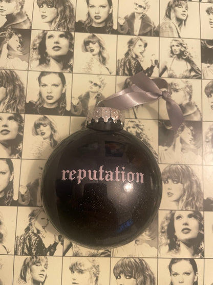 Taylor Swift Era Glitter Baubles
