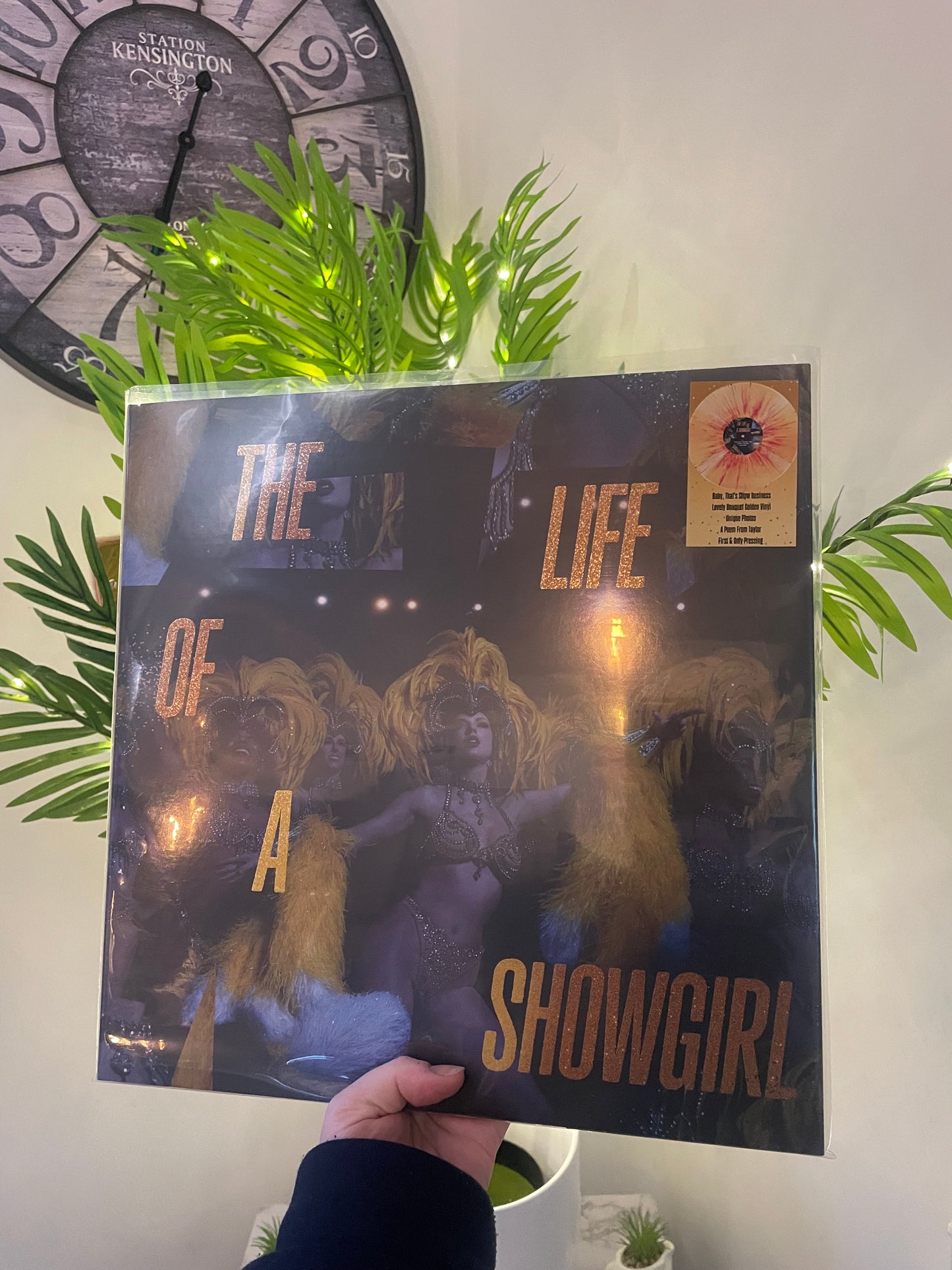 Taylor Swift The Life Of A Showgirl Vinyl Hype Stickers