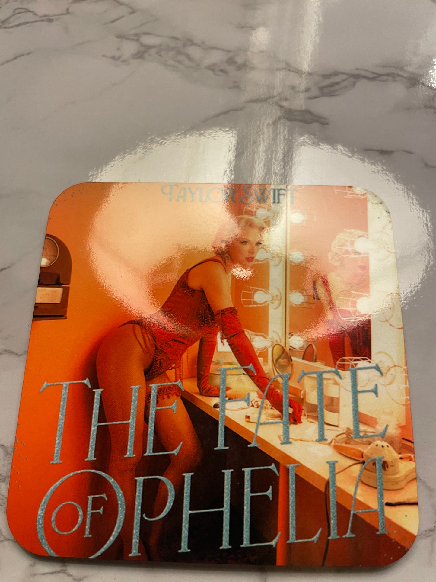 Taylor Swift The Fate Of Ophelia Vinyl Coaster