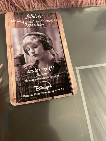 Taylor Swift Folklore: The Long Pond Studio Sessions Hype Stickers