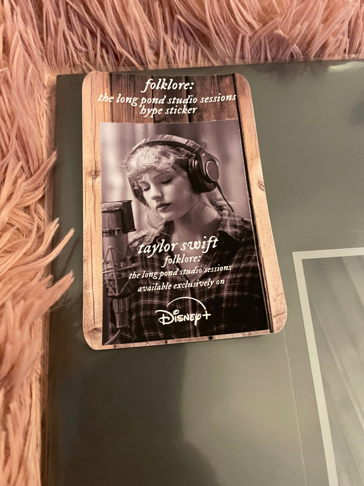 Taylor Swift Folklore: The Long Pond Studio Sessions Hype Stickers