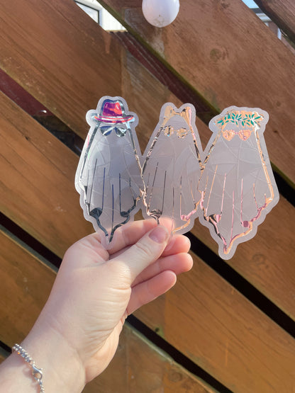 Anti-Hero Three Ghost Rainbow Suncatcher