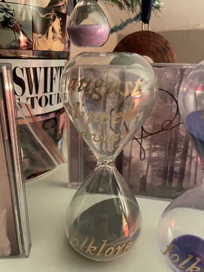 Taylor Swift Folklore Mini Hourglass