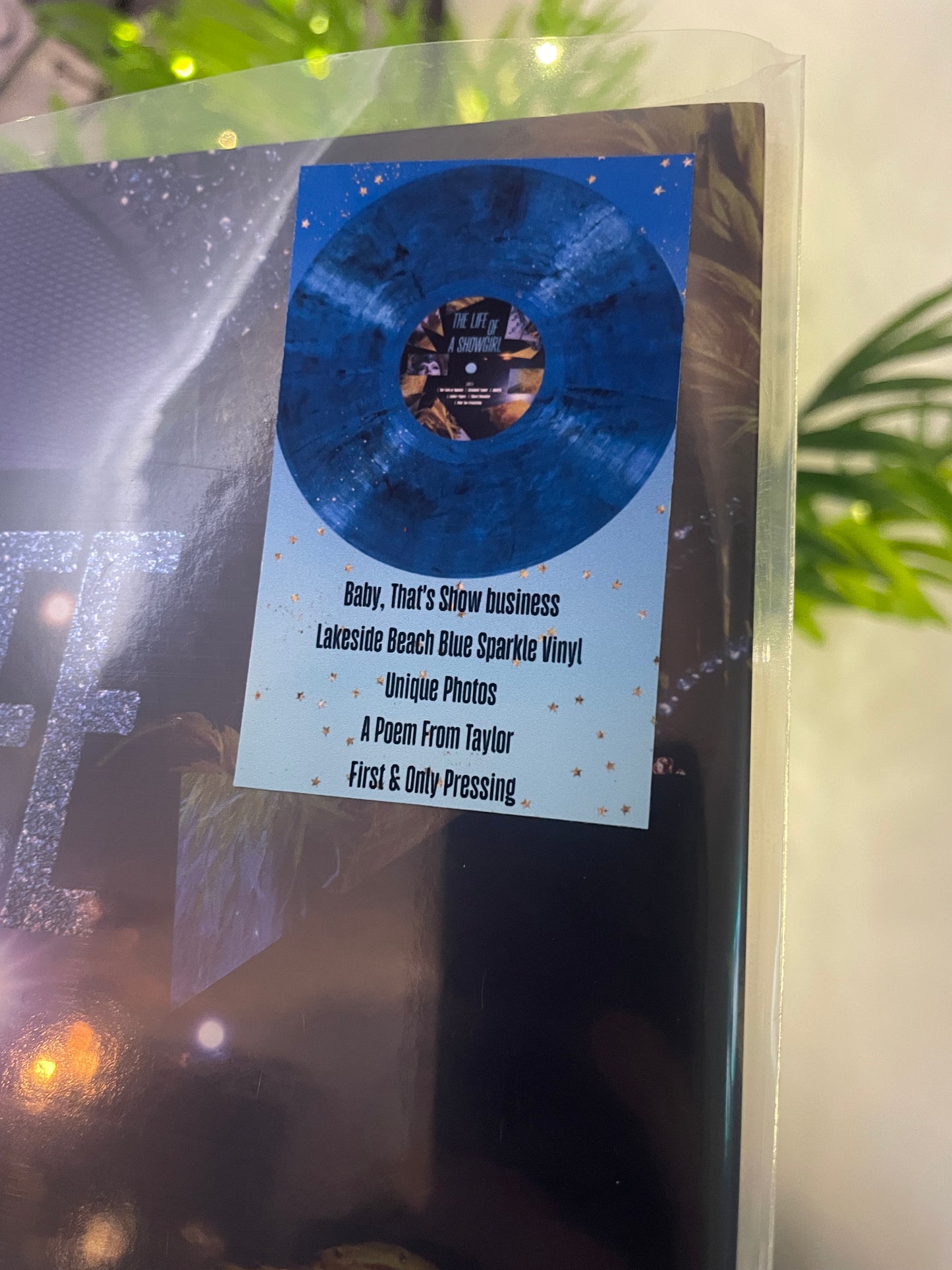 Taylor Swift The Life Of A Showgirl Vinyl Hype Stickers