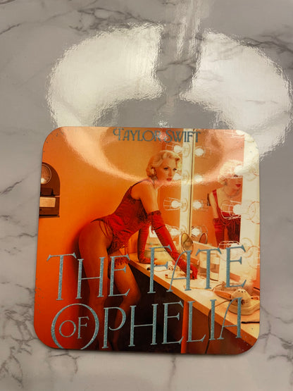 Taylor Swift The Fate Of Ophelia Vinyl Coaster