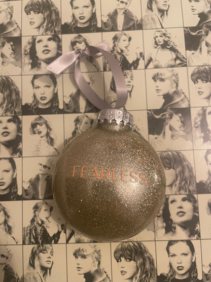 Taylor Swift Era Glitter Baubles