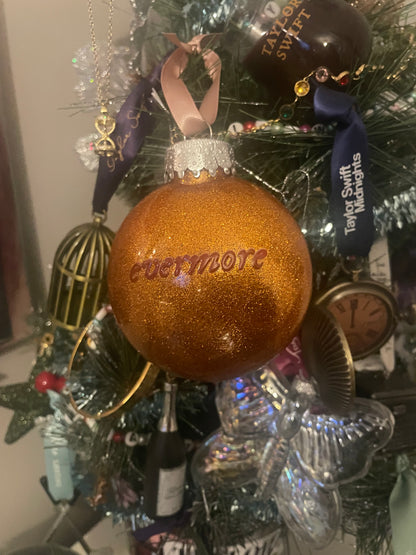 Taylor Swift Era Glitter Baubles