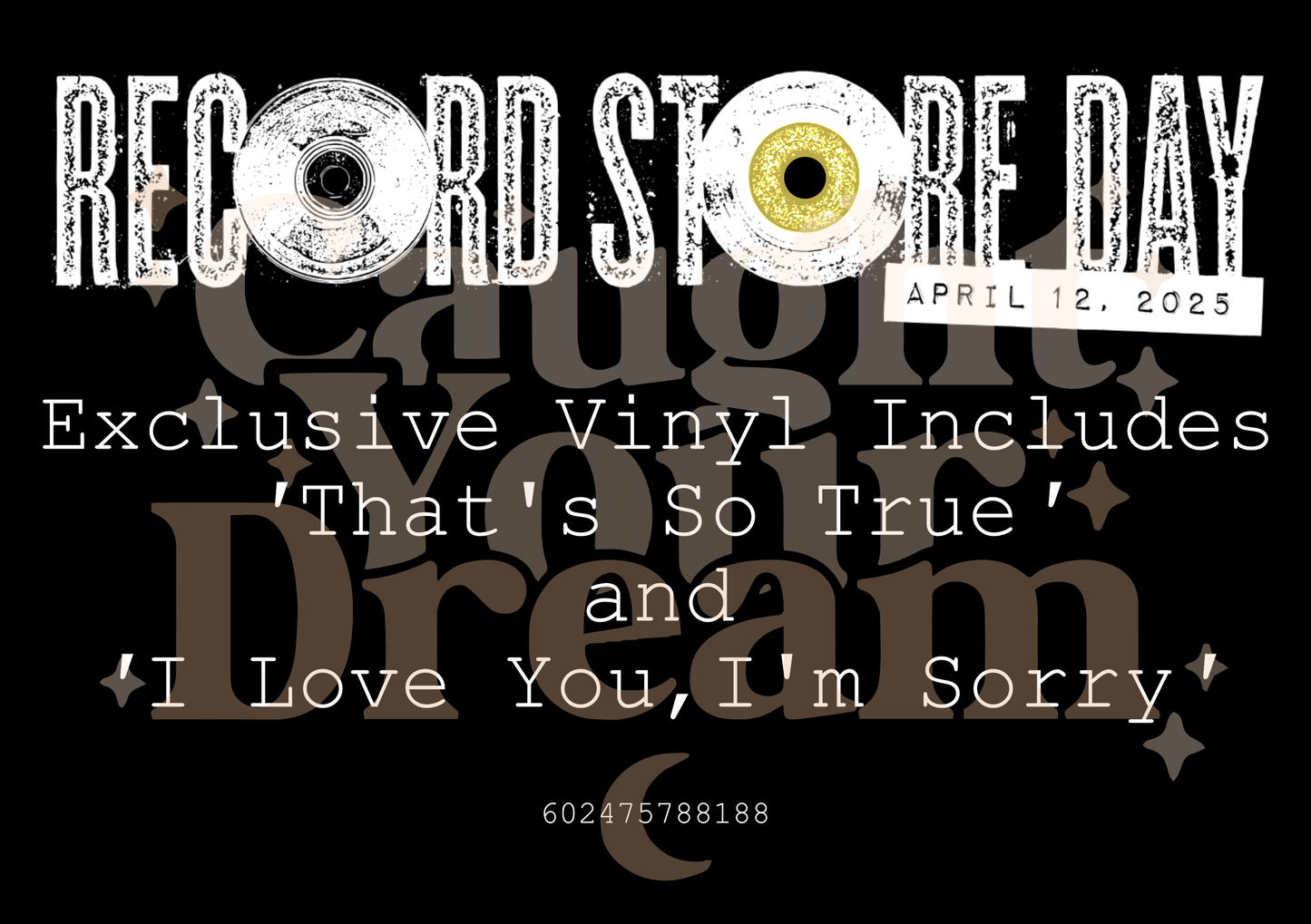 Gracie Abrams - The Secrest Of Us Live From Radio City Music Hall Record Store Day Hype Sticker